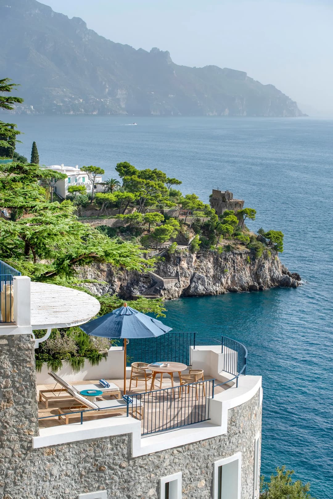 Swimming pool at Borgo Santandrea, Conca dei Marini