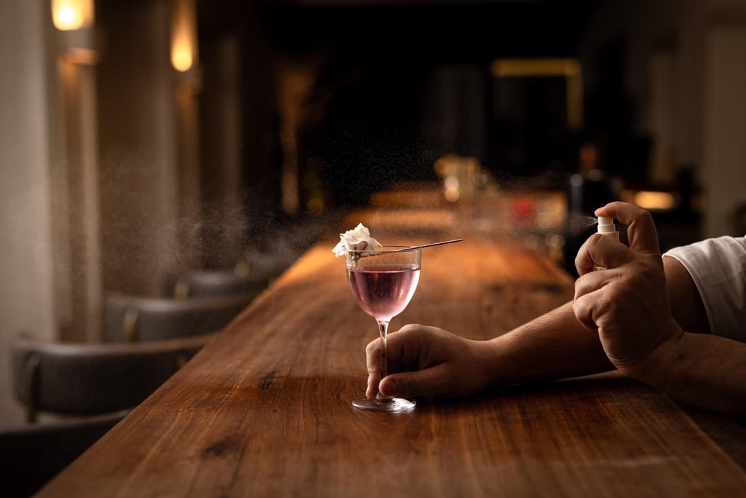 Cocktail at Bairro Alto Hotel, Lisbon