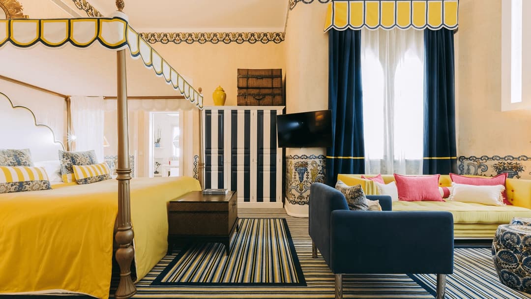 Suite living room at Bela Vista Hotel & Spa, Algarve (Portimao)