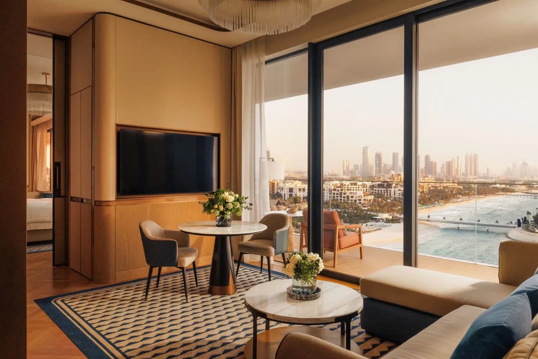 Suite living room at Jumeirah Marsa Al Arab, Dubai (Jumeirah)