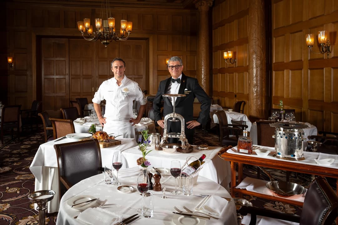 Restaurant at Suvretta House, St. Moritz (Champfer side)