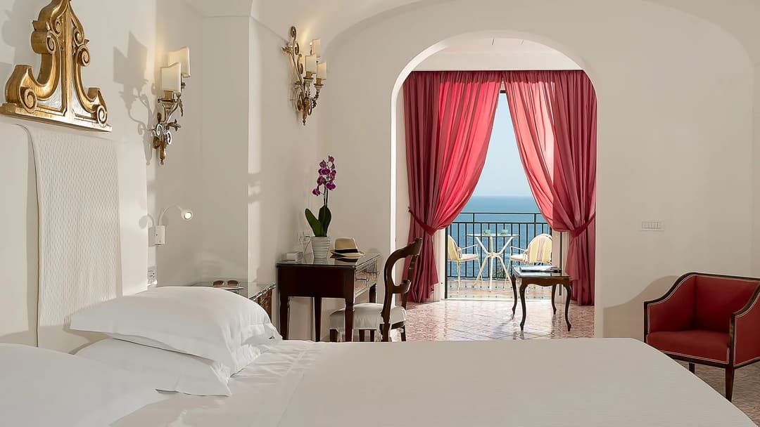 Guest room at Hotel Santa Caterina, Amalfi