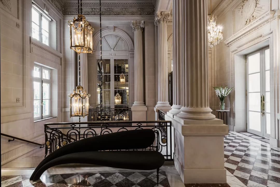 Lobby at Hotel de Crillon, A Rosewood Hotel, Paris
