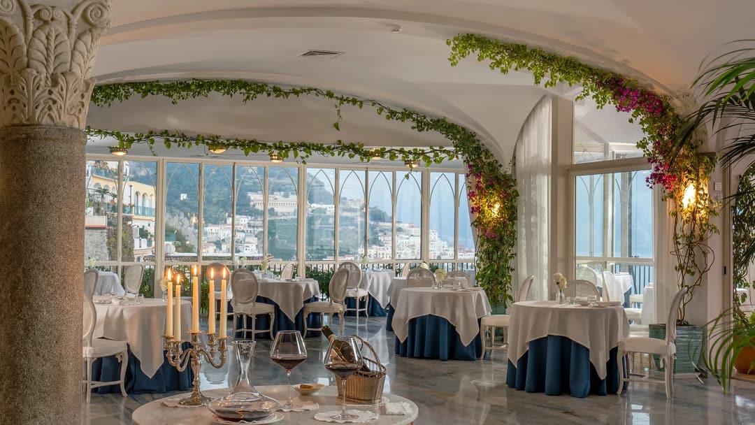 Restaurant at Hotel Santa Caterina, Amalfi