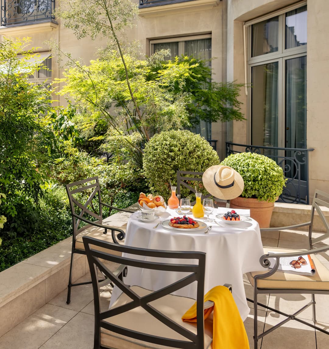 The Ritz Paris and its terraces