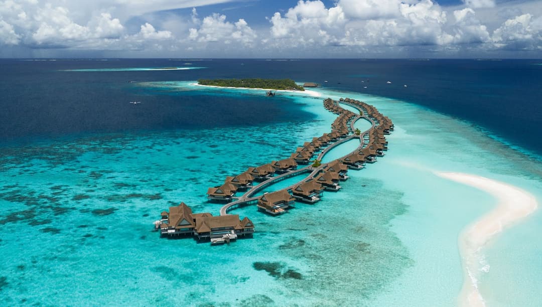 Aerial view of JOALI Maldives, Raa Atoll