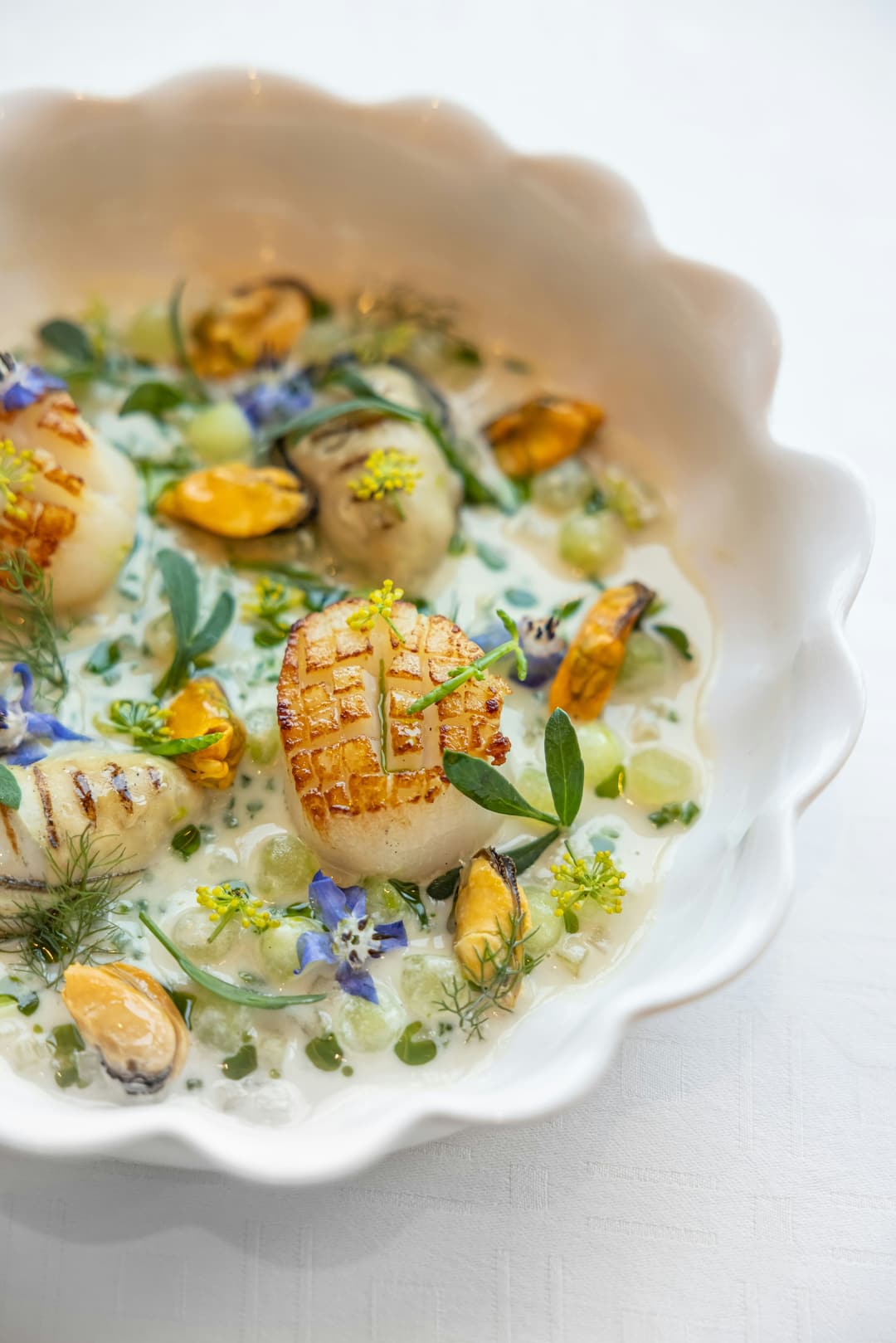 Signature dish at Cheval Blanc Paris