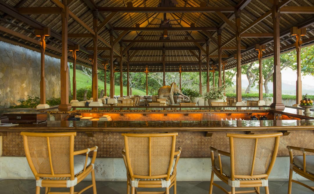 Bar at Amankila, Manggis (East Bali)