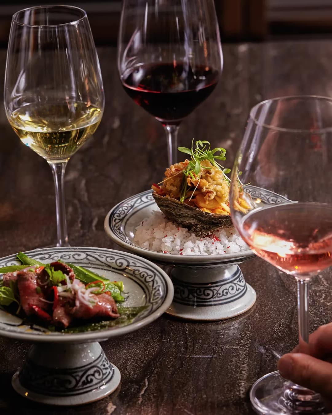 Signature dish at Rosewood Bangkok