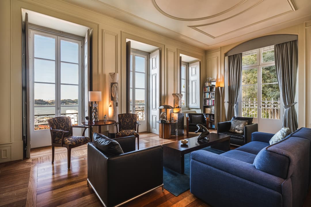 Lounge at Verride Palacio de Santa Catarina, Lisbon