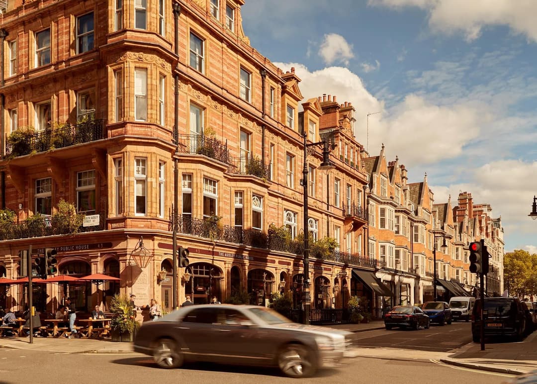 Arrival entrance at Claridge's, Mayfair