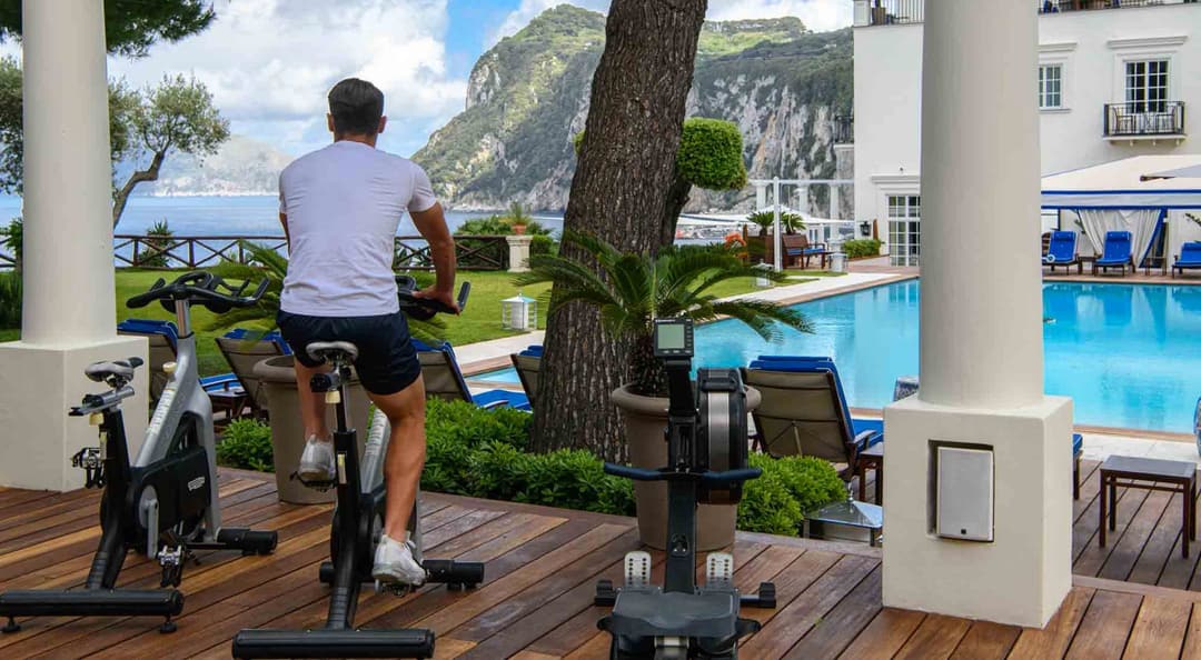 Fitness centre at JK Place Capri