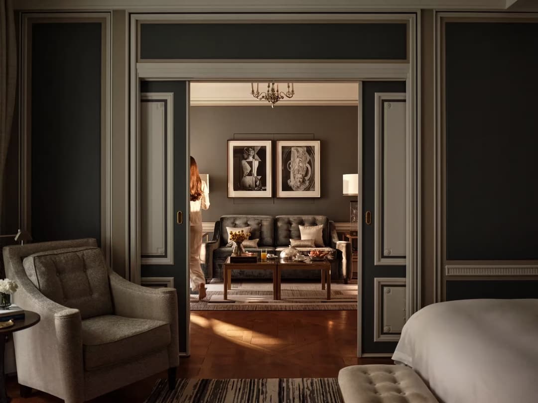 Lounge at Hotel de Crillon, A Rosewood Hotel, Paris