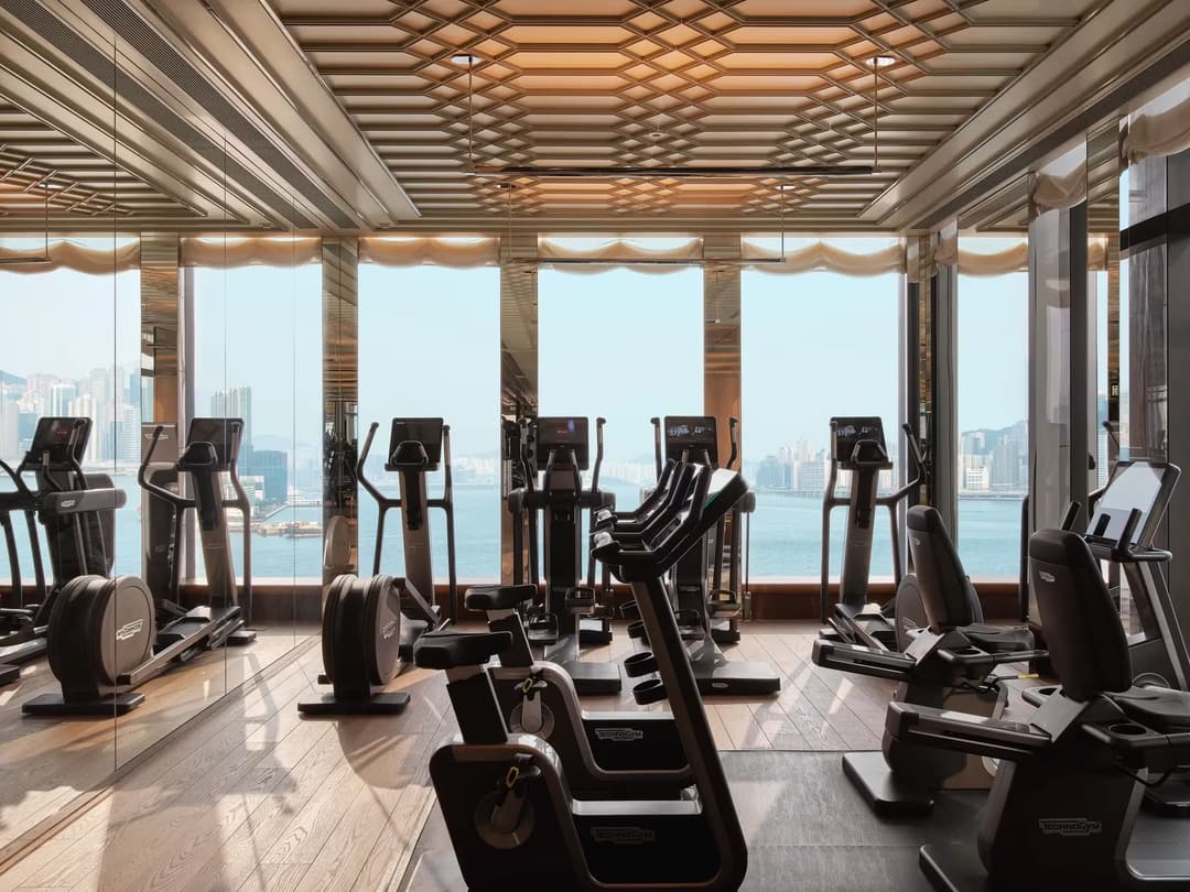 Fitness centre at Rosewood Hong Kong