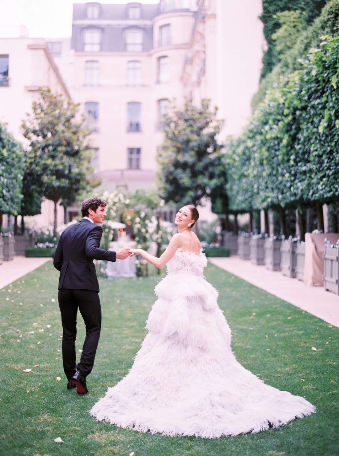 Arrival entrance at Ritz Paris