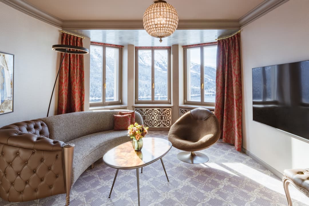 Deluxe Two Bedroom Suite, Carlton Hotel St. Moritz