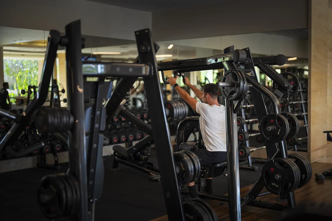 Fitness centre at Mulia Bali, Nusa Dua