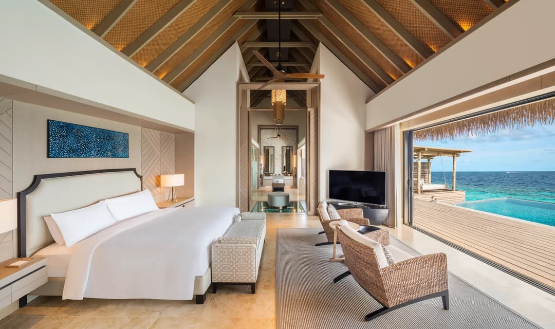 Three Bedroom Overwater Villa with Pool, Waldorf Astoria Maldives Ithaafushi
