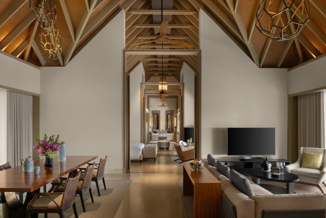 Two Bedroom Grand Beach Villa with Pool, Waldorf Astoria Maldives Ithaafushi